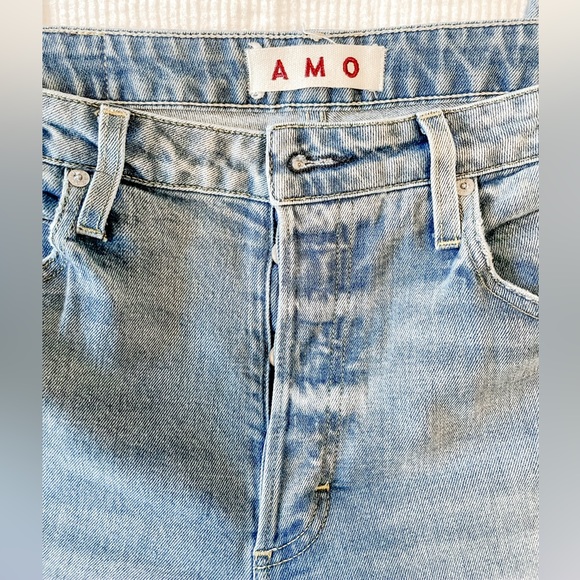 AMO MIA Yesterday High Rise Straight Leg, Button Fly, Size 31 - Picture 5 of 7